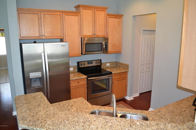 brand new granite counter tops and stainless steel appliances