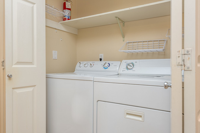 Washer and Dryer will Remain with the Home.