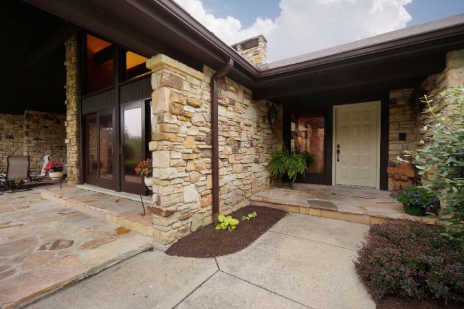 Stone Front Entry