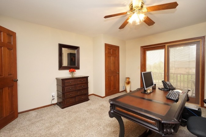 First Floor Study with Walkout