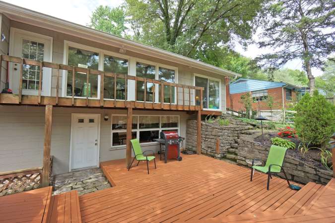 View of The Back of The Home