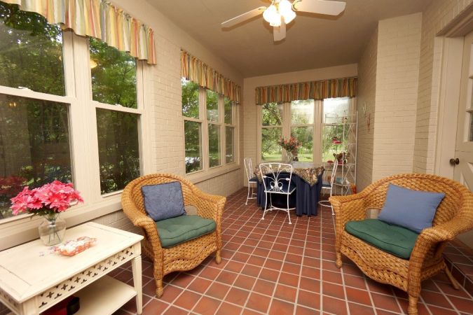 Delightful sunroom