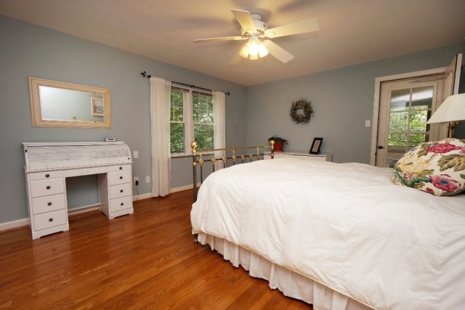 Bedroom #2 has walkout to screened porch