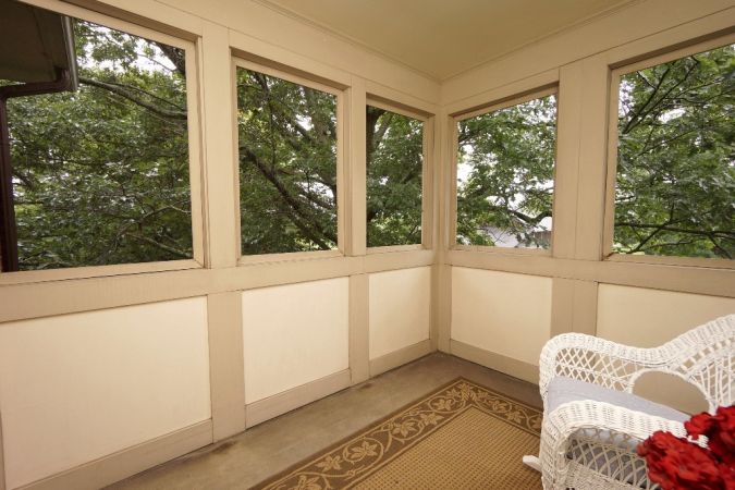 Private screened porch off Bedroom #2