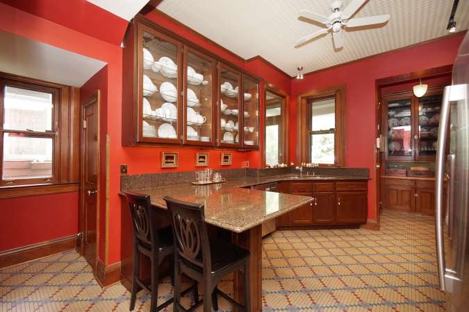 Granite Countertops and Wood Cabinetry