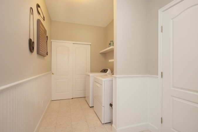 Spacious Laundry Room with Walkout