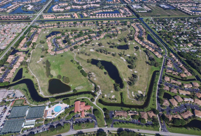 View of Palm Greens Condo II