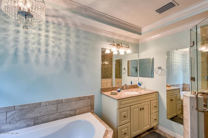 Master Bath with Jacuzzi Tub