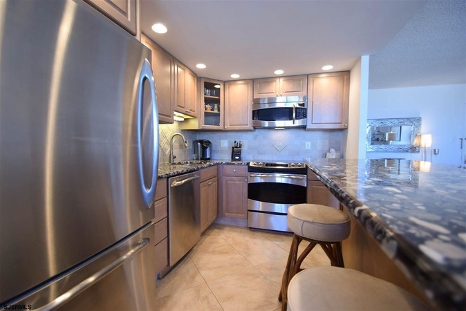 Top of the line stainless appliances
